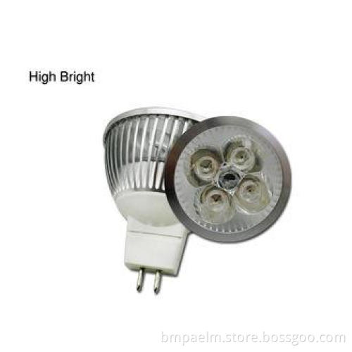 High Power 4W IP20 50mm * 51mm 2600 - 3700K .Aluminium Allo
